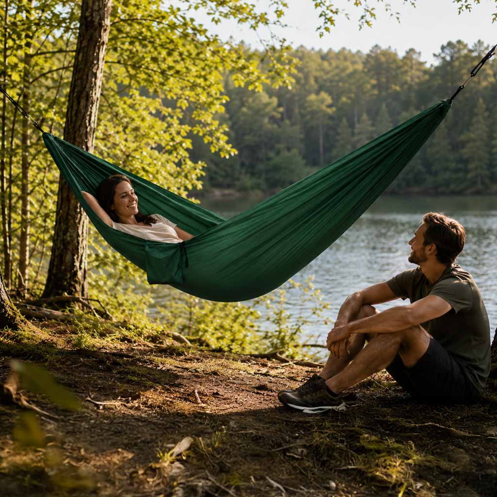 Travel Camping Hammock Travel Hammock 270cm Ecru