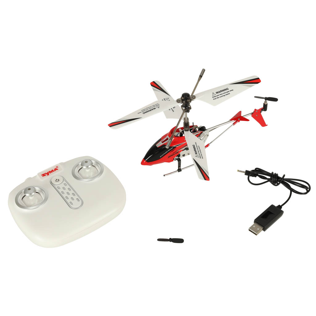 Syma S107h 2.4ghz Rtf Rc Helicopter Red