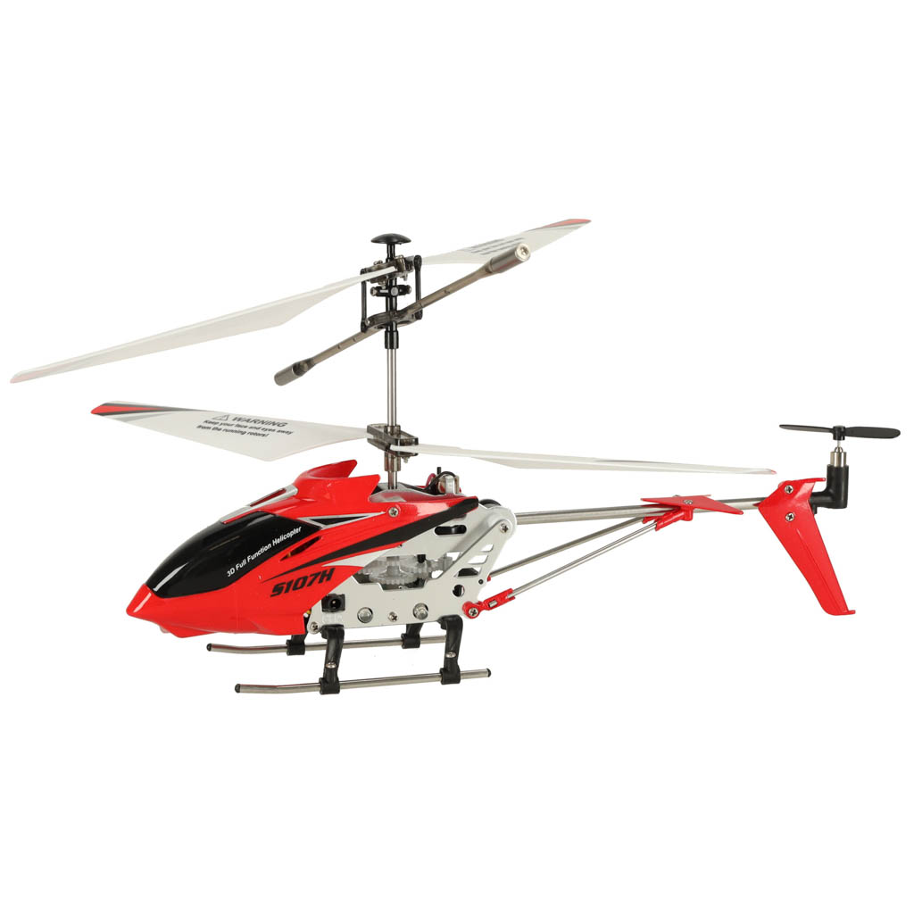 Syma S107h 2,4ghz Rtf Rc Helikopter Röd