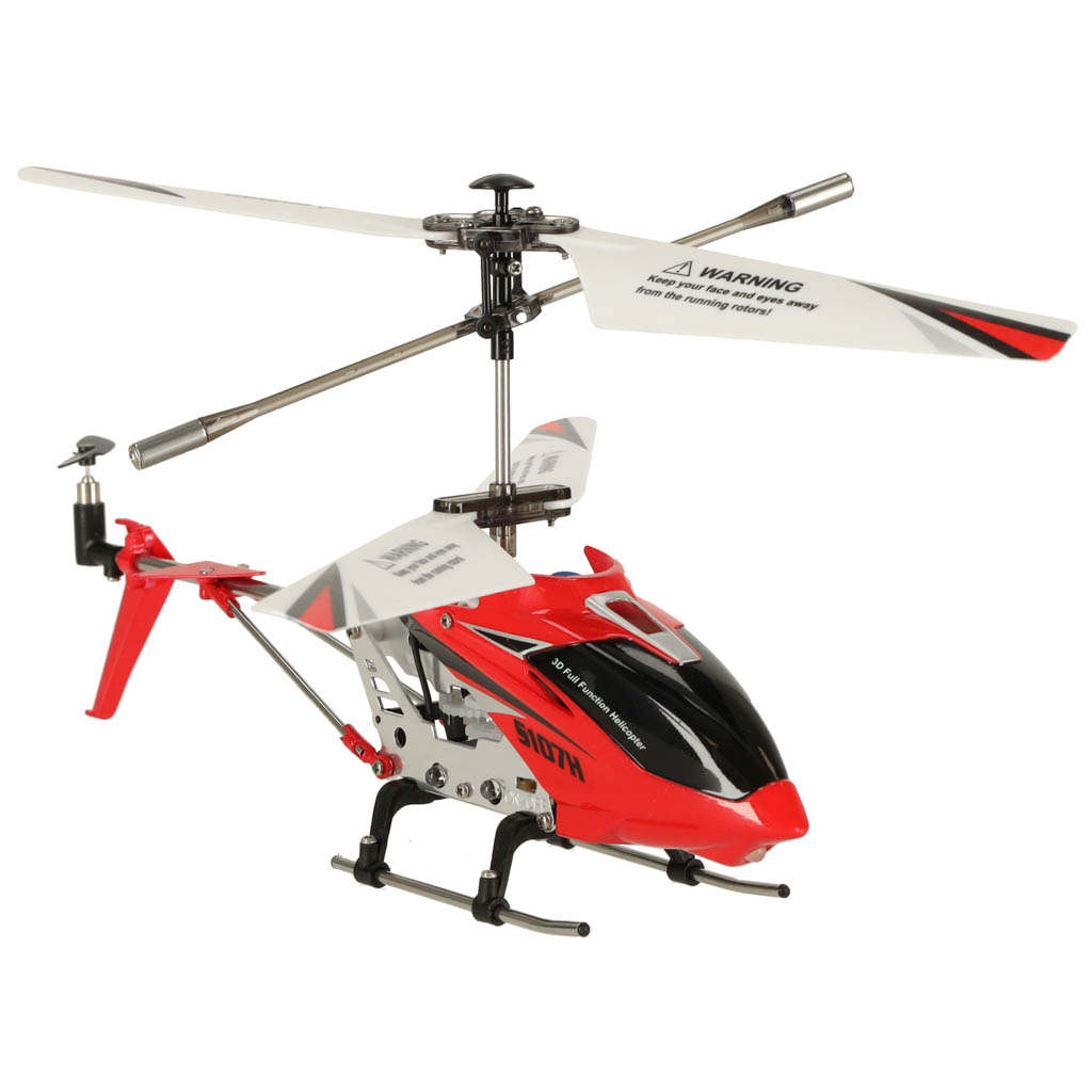 Syma S107h 2,4ghz Rtf Rc Helikopter Röd