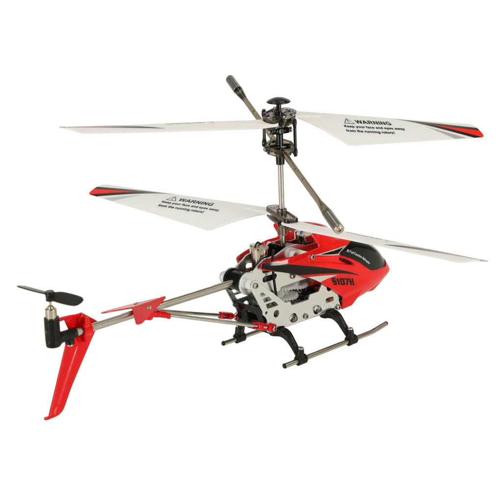 Syma S107h 2,4ghz Rtf Rc Helikopter Röd