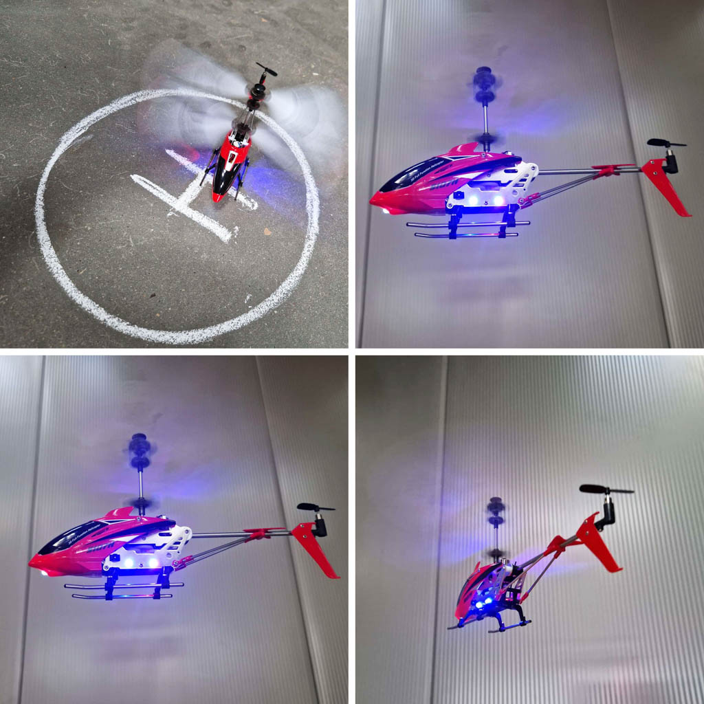 Syma S107h 2,4ghz Rtf Rc Helikopter Röd