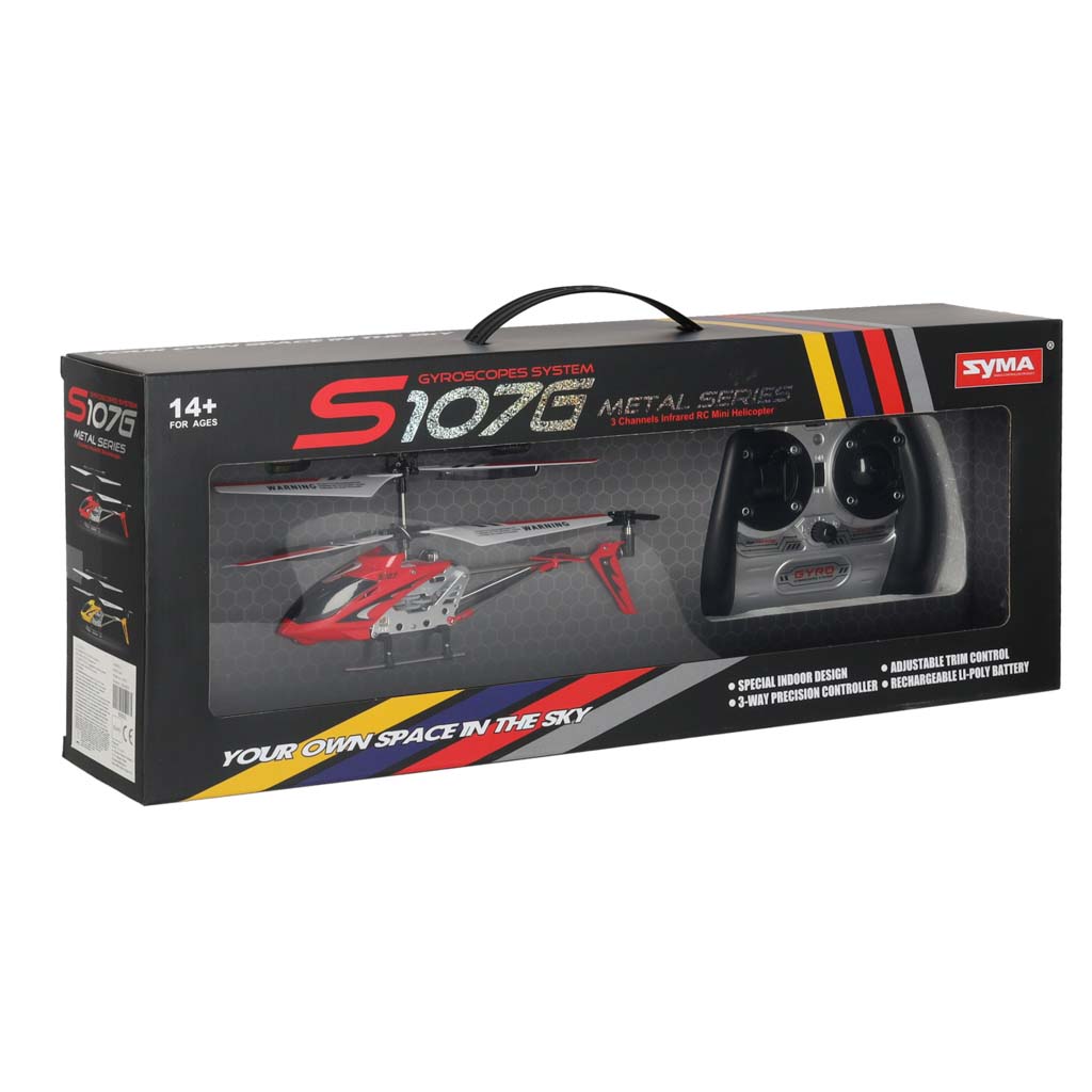 Syma S107g Rc Helicopter Red