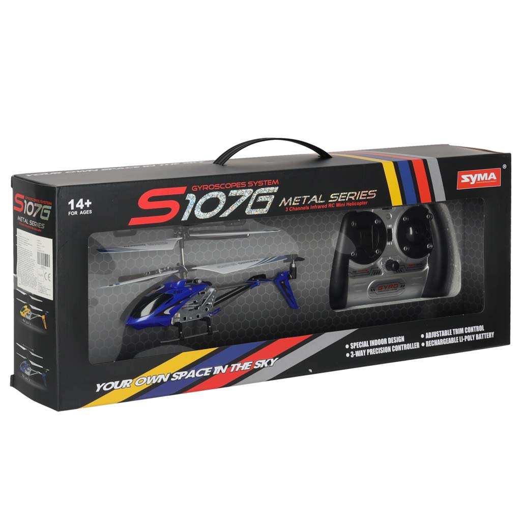Helikopter Syma S107g RC w kolorze niebieskim