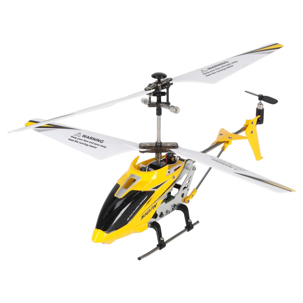 Hélicoptère Rc Syma S107h 2.4ghz Rtf Jaune