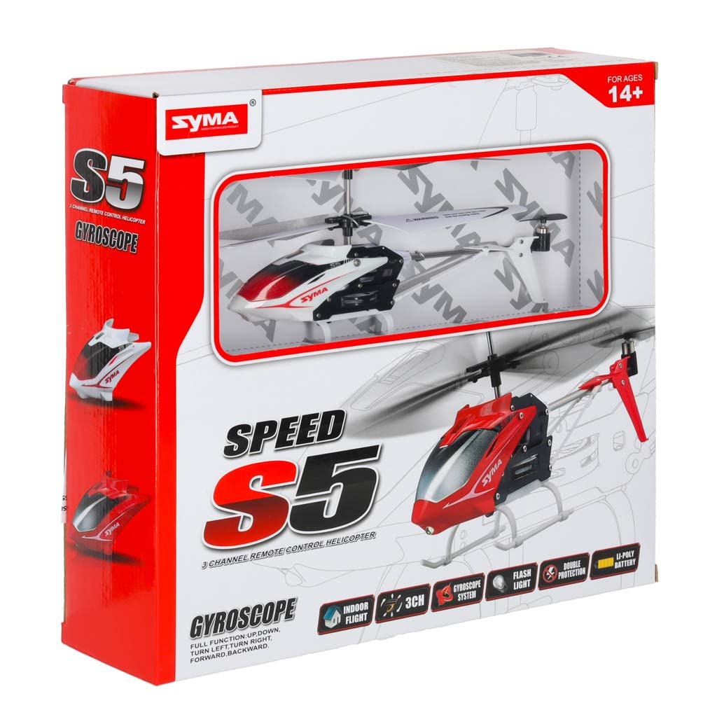 Syma S5 3ch Rc Helicopter White