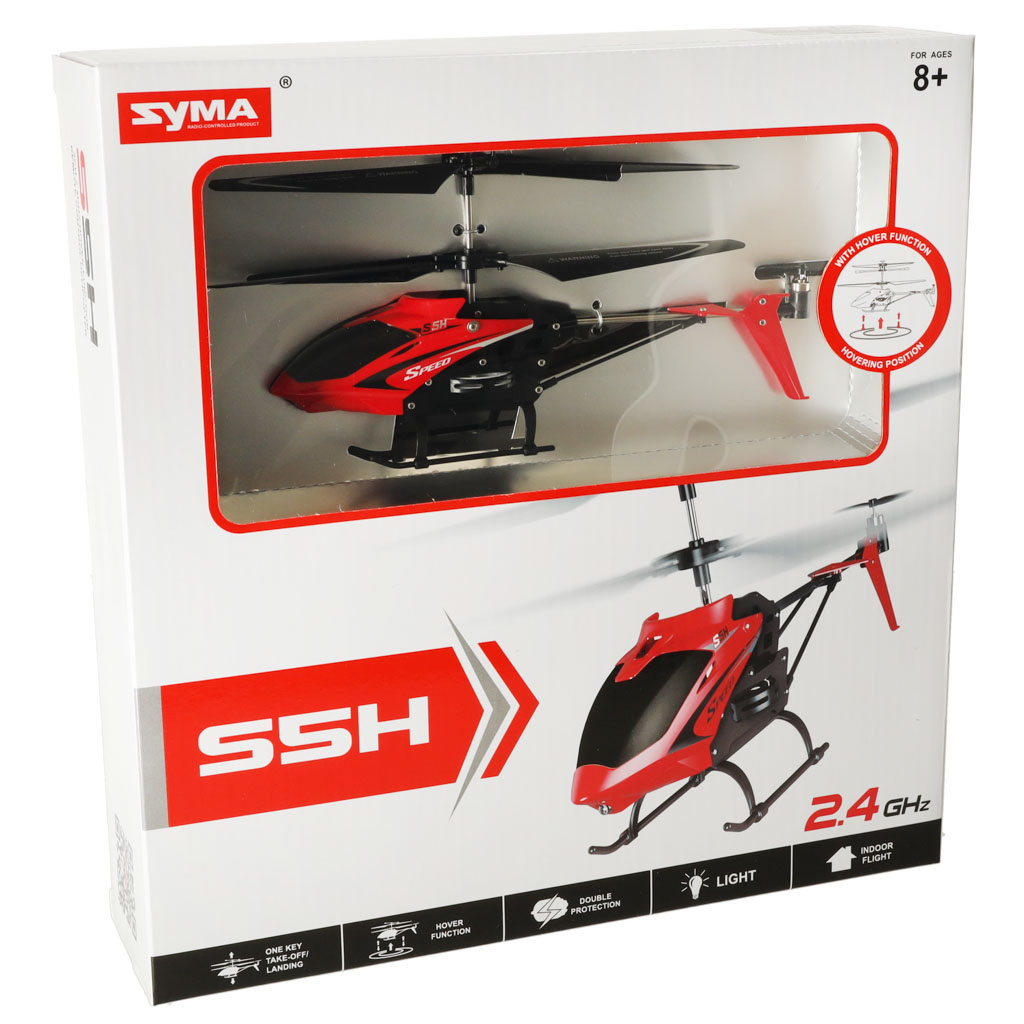 Syma S5h 2,4GHz Rtf Rc Helicopter Red