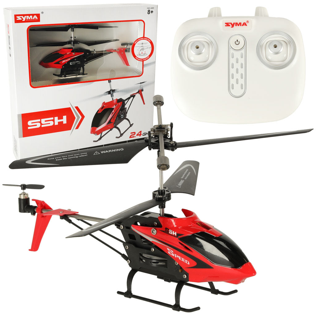 Syma S5h 2.4ghz Rtf Rc Helicopter Red