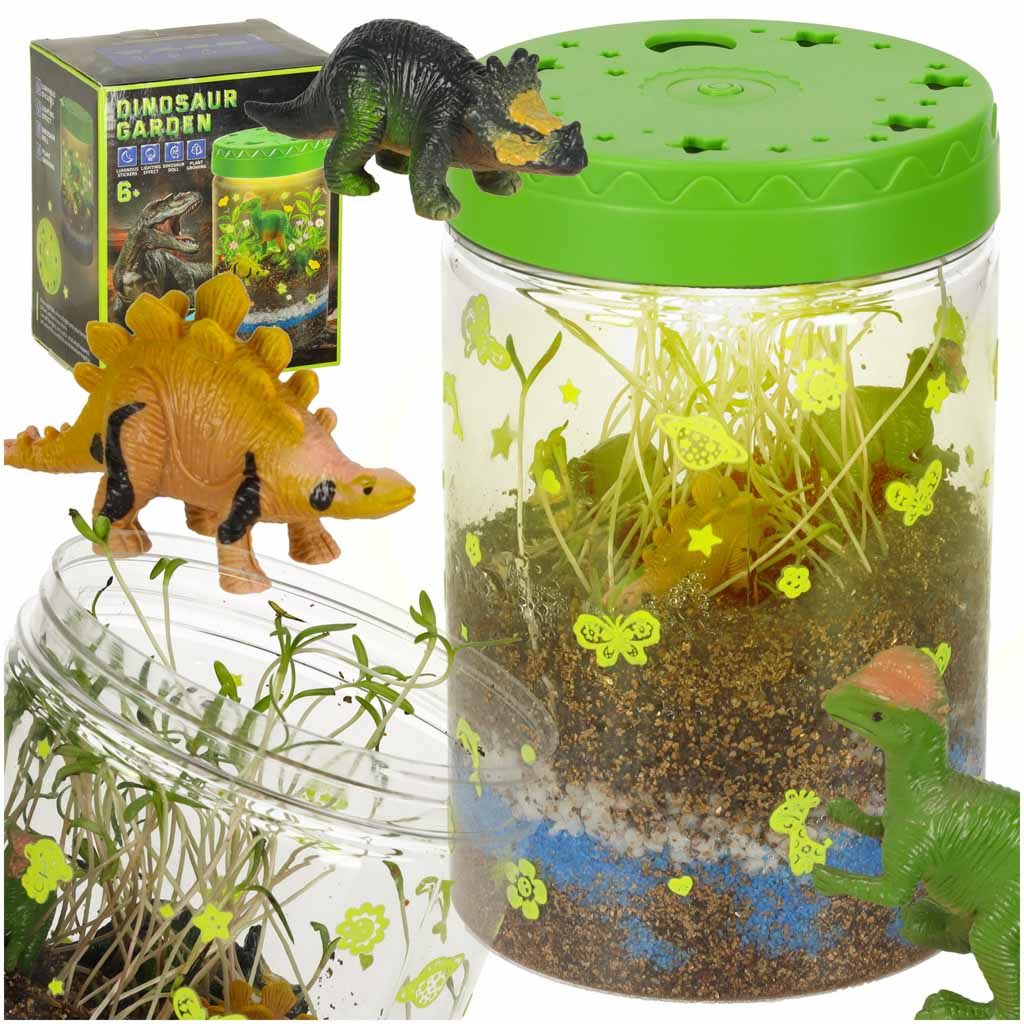 Projecteur de terrarium d'élevage de dinosaures avec veilleuse LED