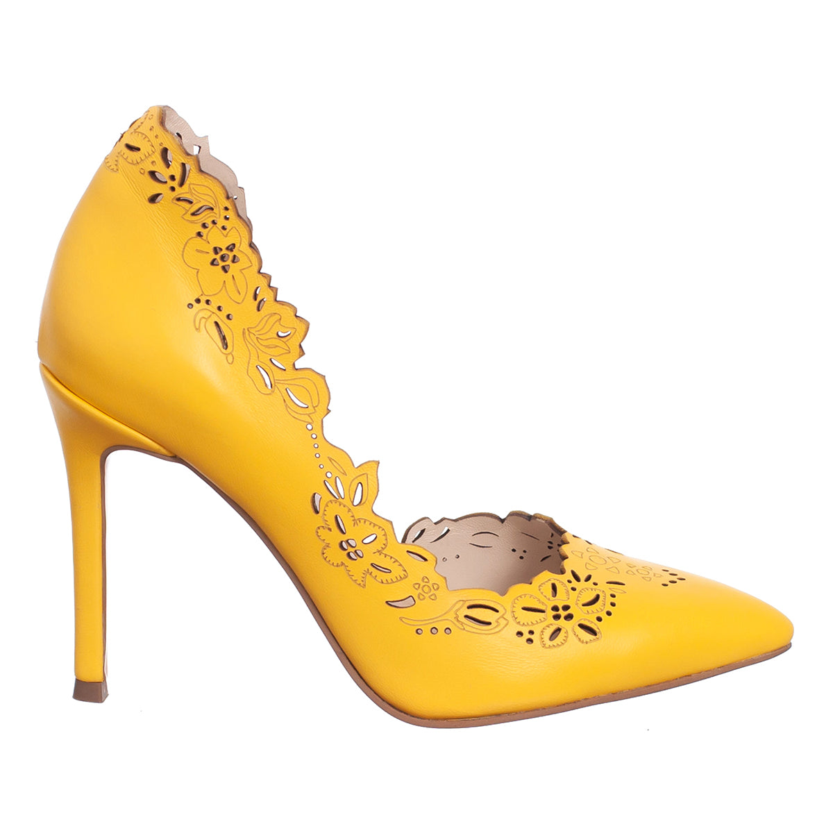 Zellini Schoenen Echt Leer Geel