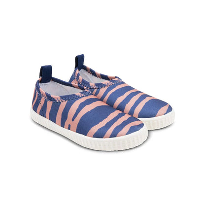Swim Essentials Kids Water Shoes - Blue/orange - Vibrant Stripes