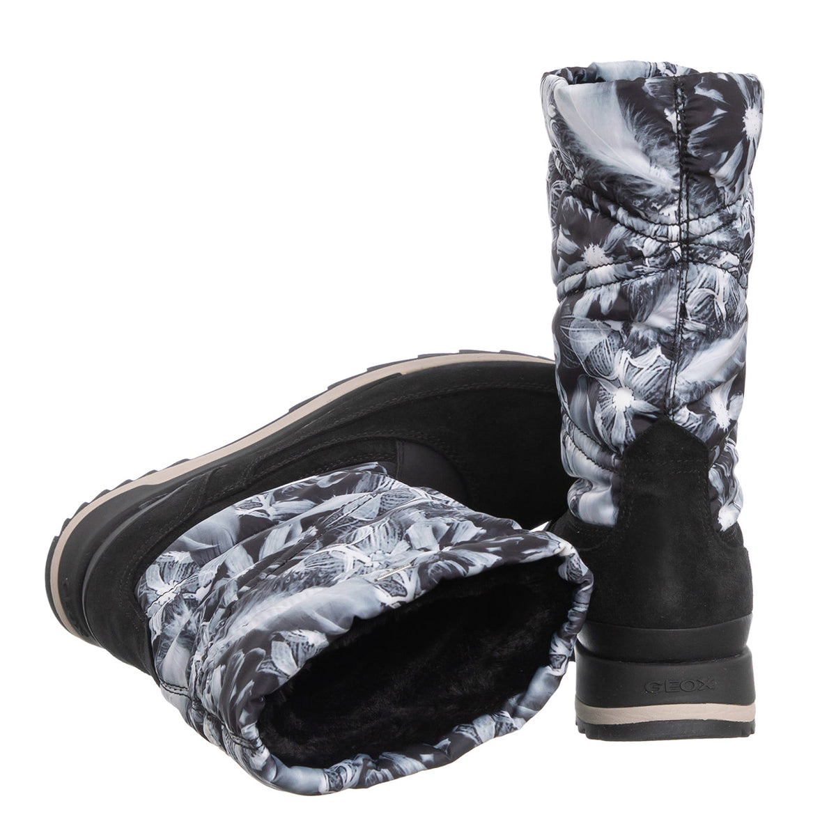 Geox Snow Boots D Aneko Abxc Back +suede