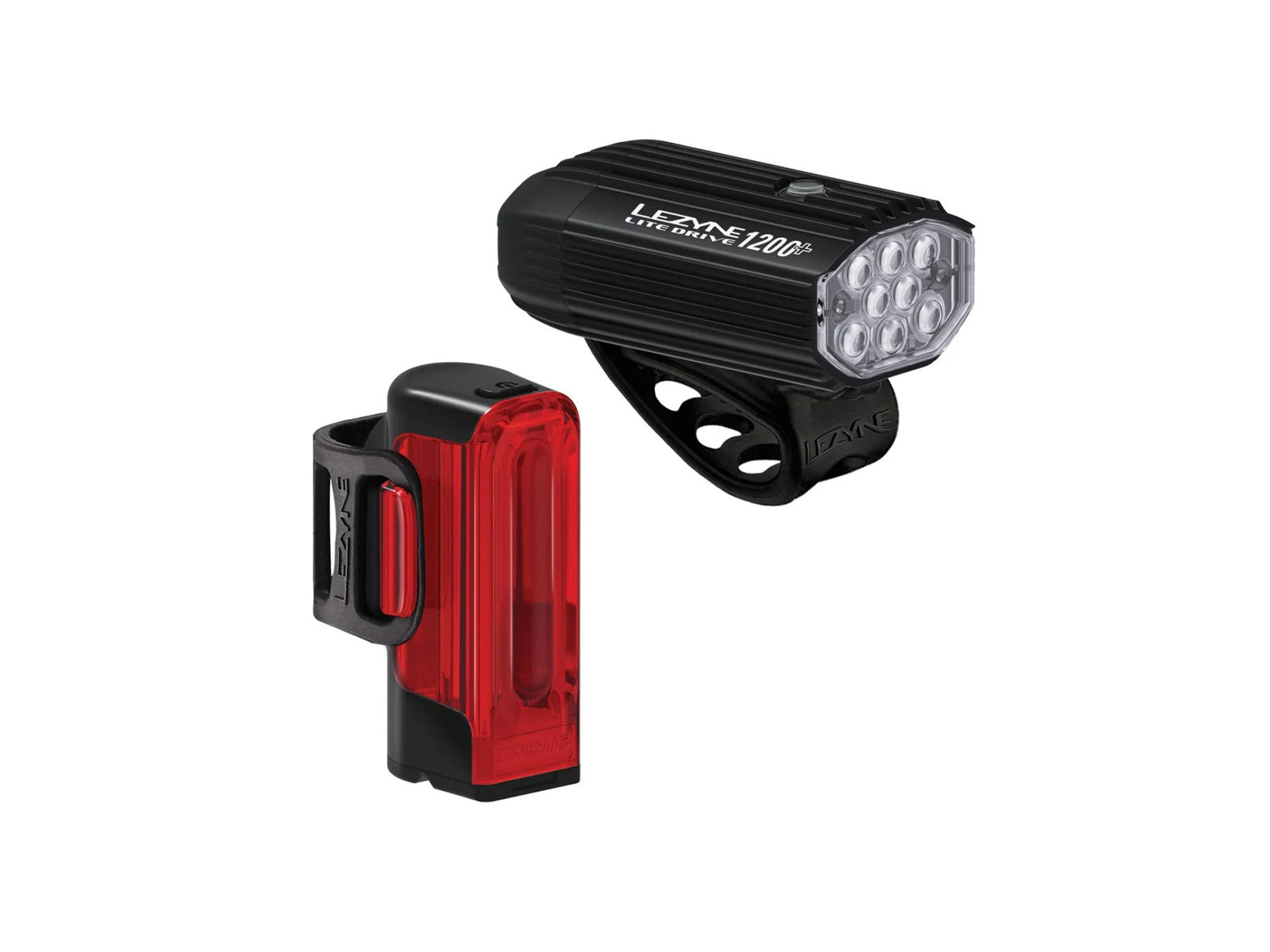 Lezyne Led Pair Lite Drive 1200+ / Strip Drive Pro 400+