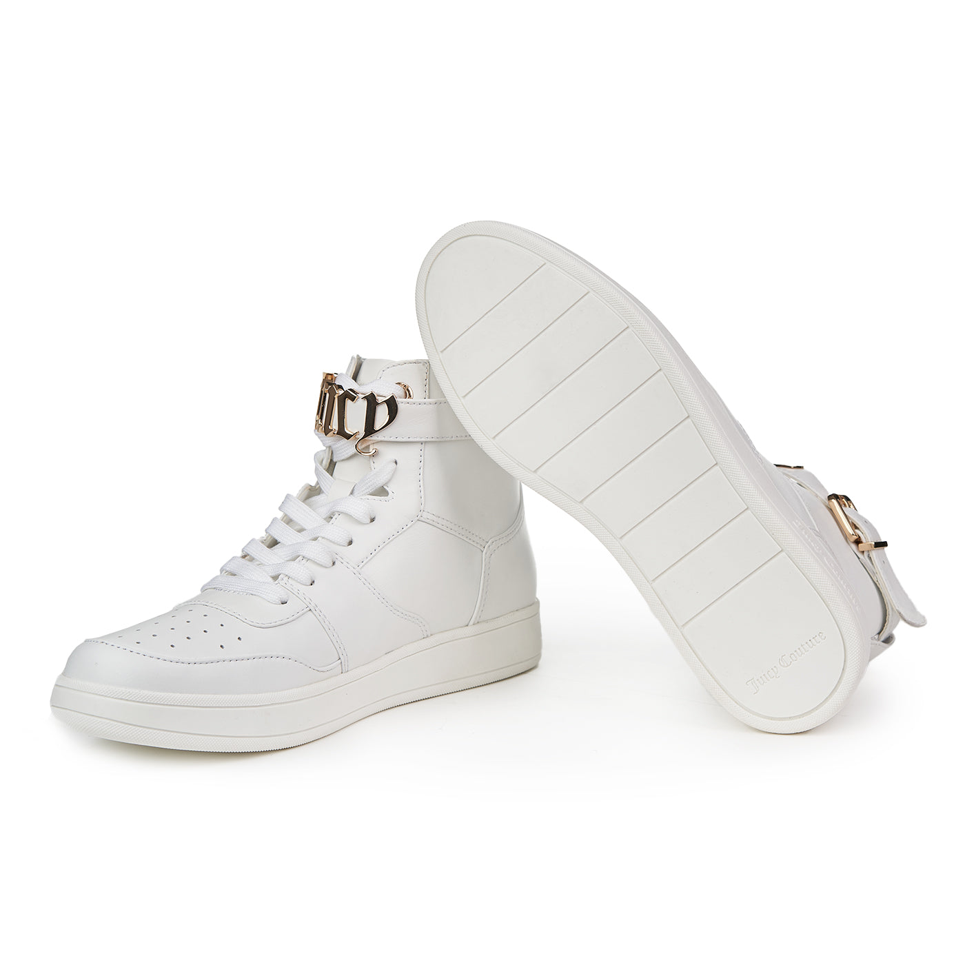 Juicy Couture Sneakers alte in pelle naturale Candice bianche