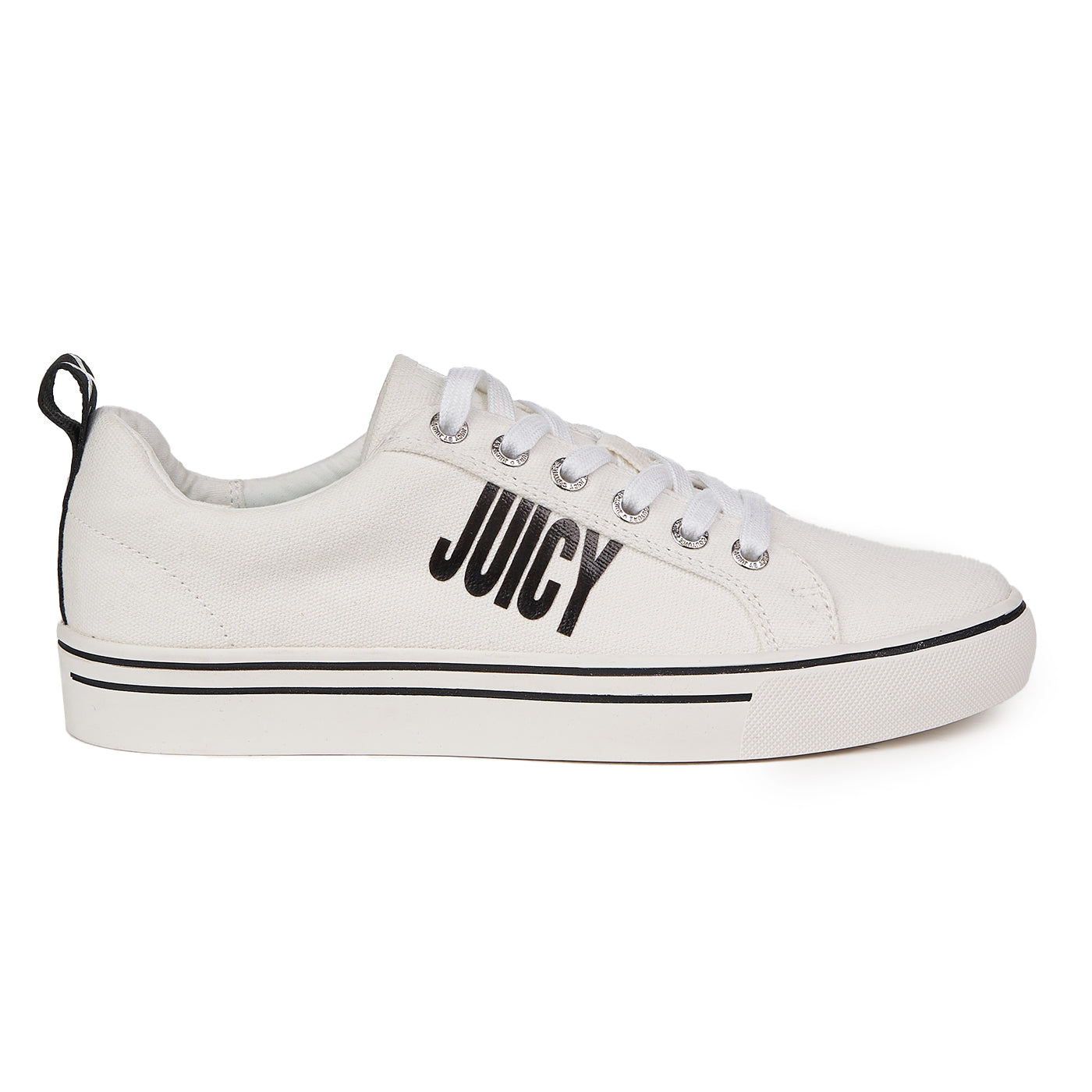 Trampki Juicy Couture Charle Canvas Białe Białe