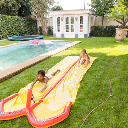 Swim Essentials Inflatable Water Slide - Multicolor - Racing