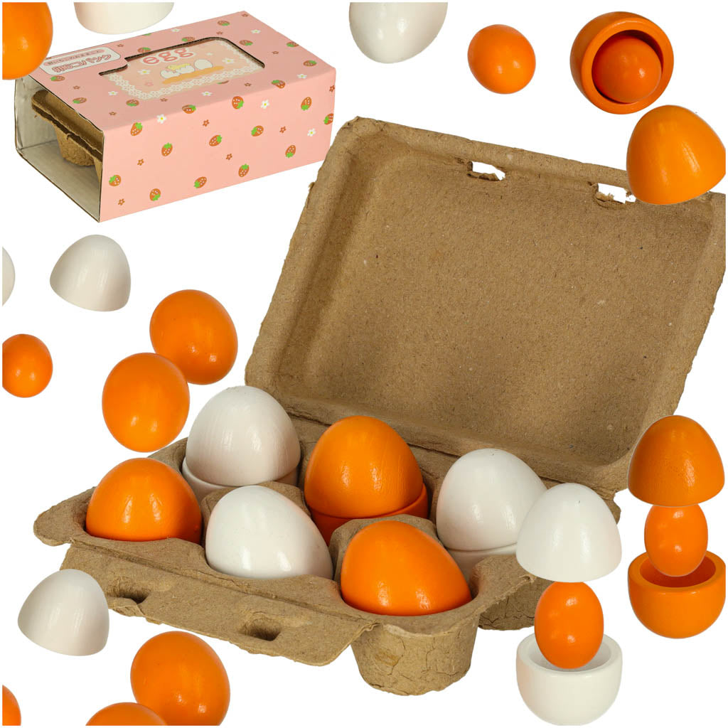 Play Eggs Removable Wooden Yolks