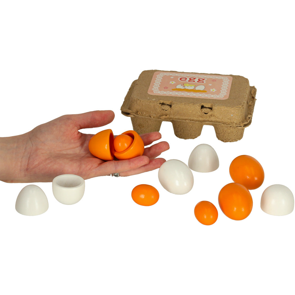 Play Eggs Removable Wooden Yolks