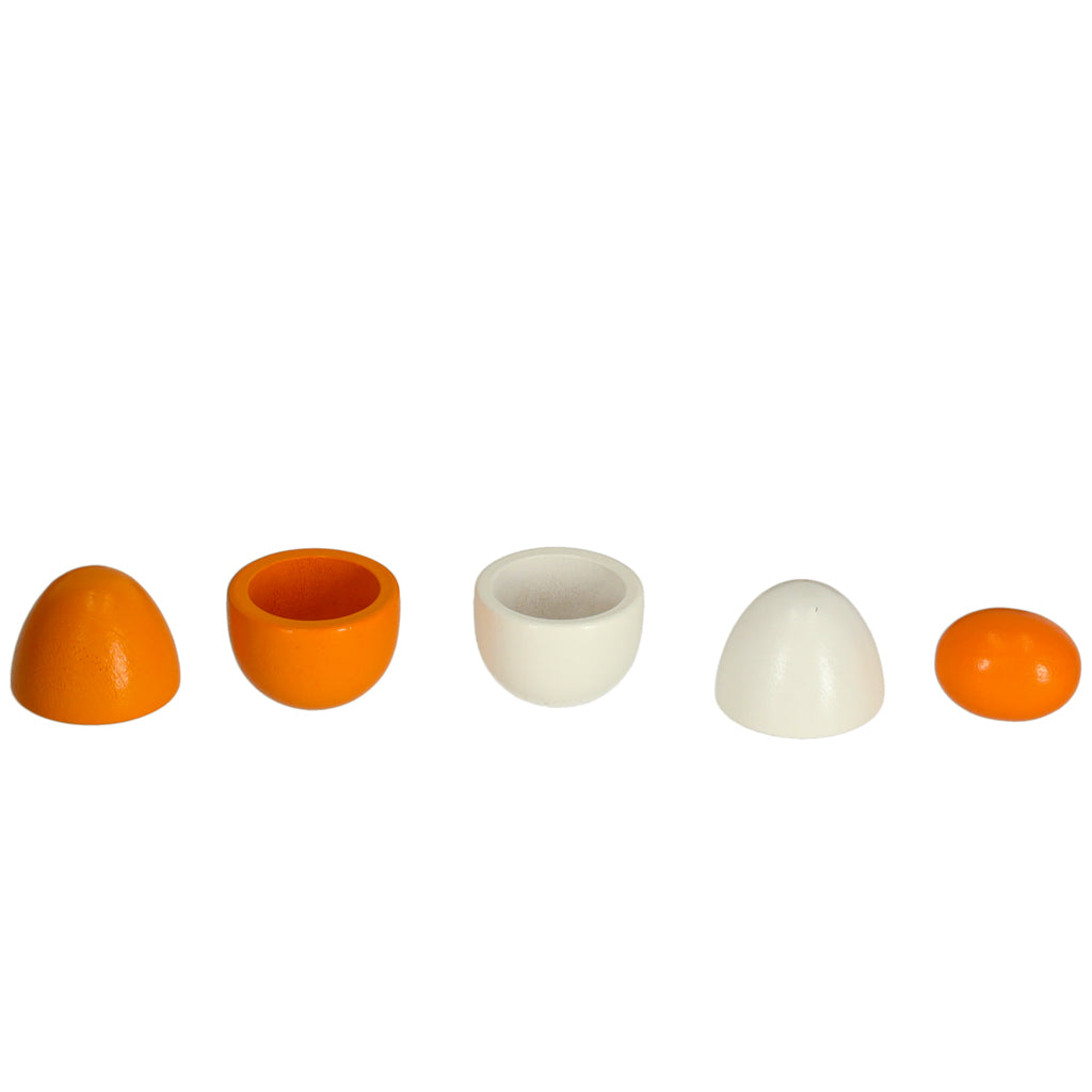 Play Eggs Removable Wooden Yolks
