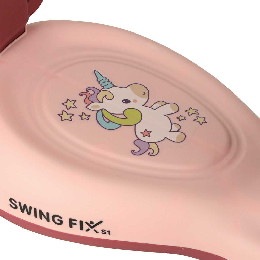 Led Swing Fix S1 Gravitačná kolobežka s rukoväťou Ružová Max 65kg