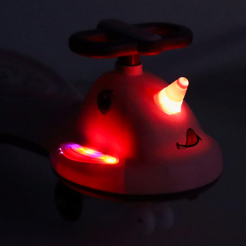 Led Swing Fix S1 Gravitačná kolobežka s rukoväťou Ružová Max 65kg