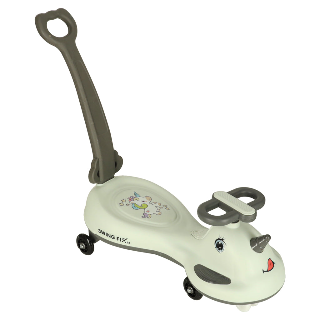 Led Swing Fix S1 gravitační koloběžka s rukojetí šedá Max 65kg