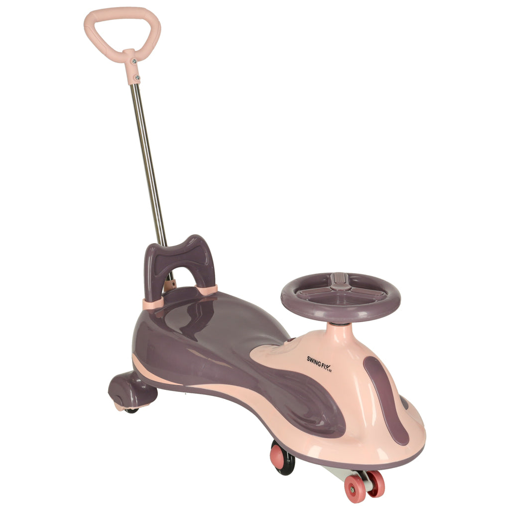 Led Swing Fix S2 Gravity Ride Scooter With Handle Purple Max 100kg