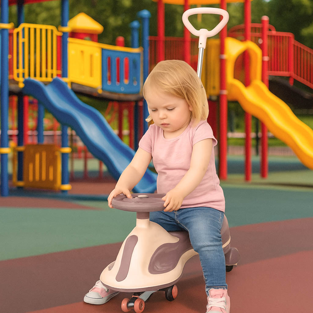 Led Swing Fix S2 Gravity Ride Scooter With Handle Purple Max 100kg