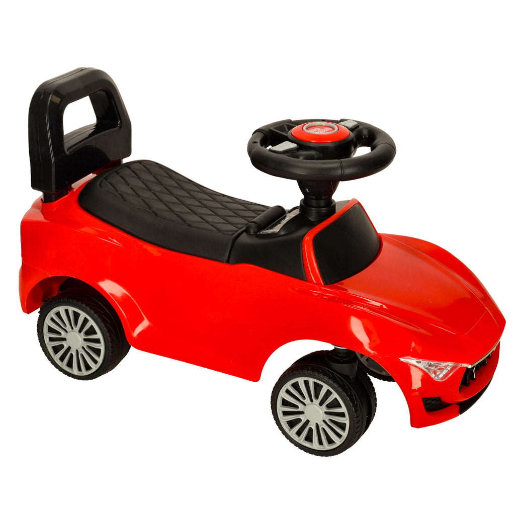 Push Car Rider With Sound And Lights Red