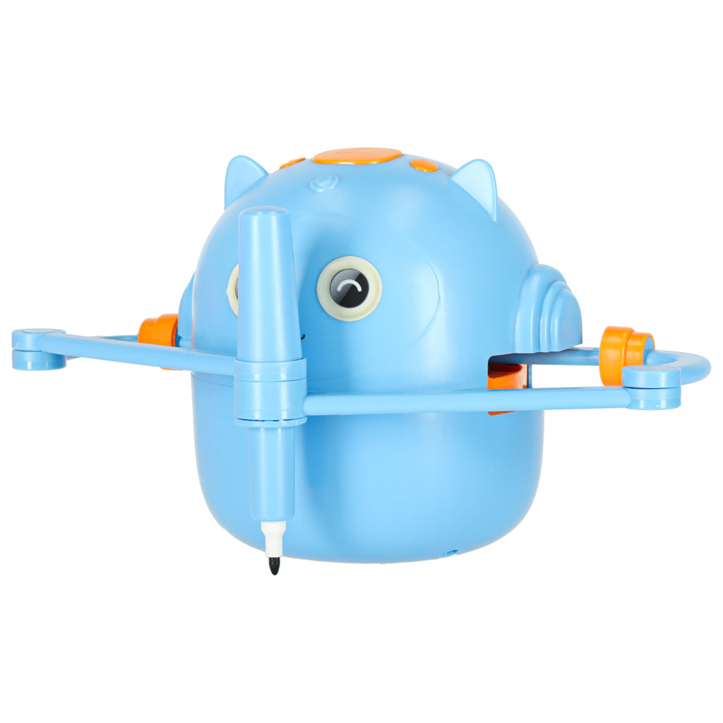 Educational Robot Interactive Learning To Draw Writing Set Fiche Markers Blue