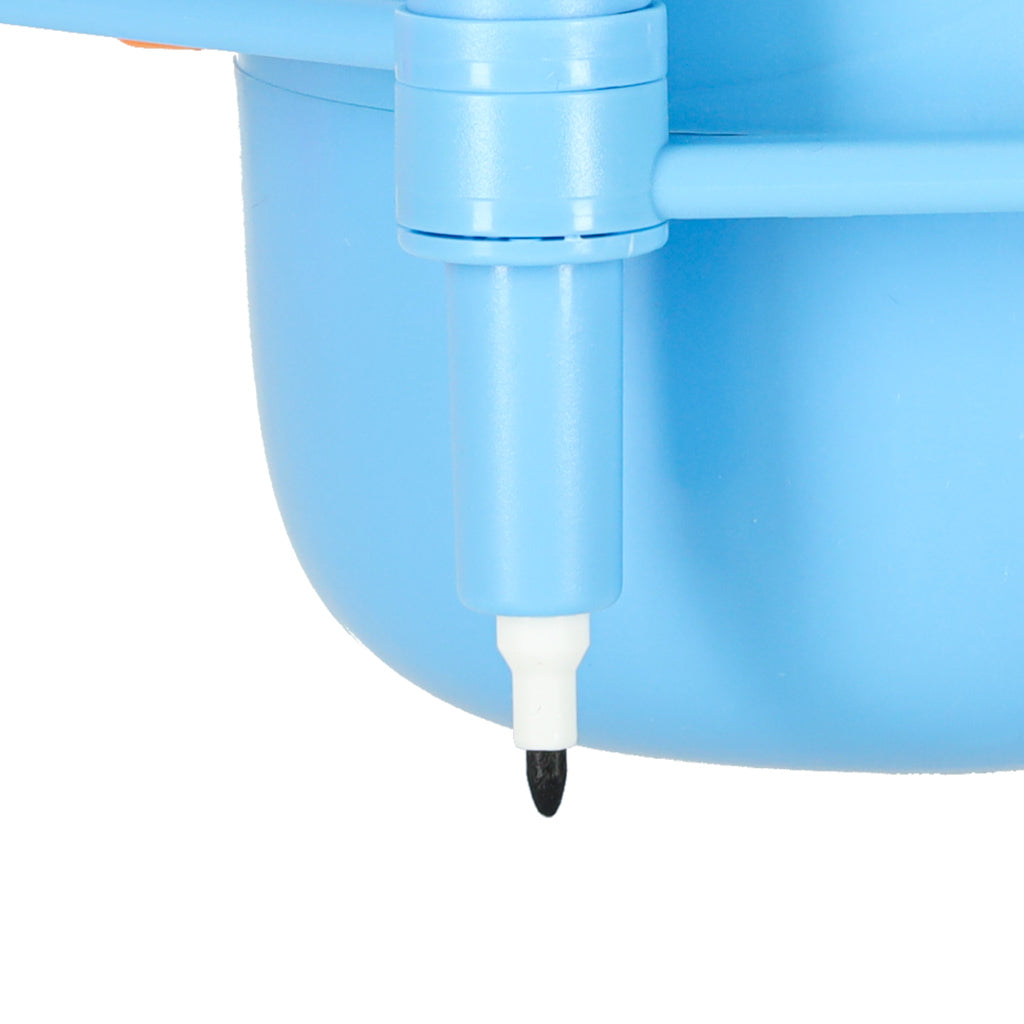 Educational Robot Interactive Learning To Draw Writing Set Fiche Markers Blue