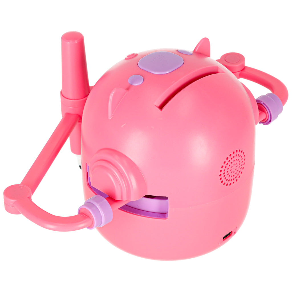 Educational Robot Interactive Learning To Draw Writing Fiche Set Markers Pink