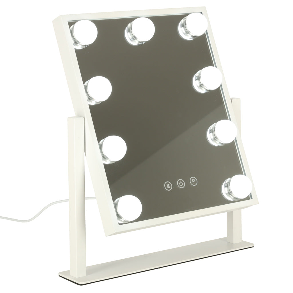 Led Makeup Mirror With Bulbs 25x30cm Usb