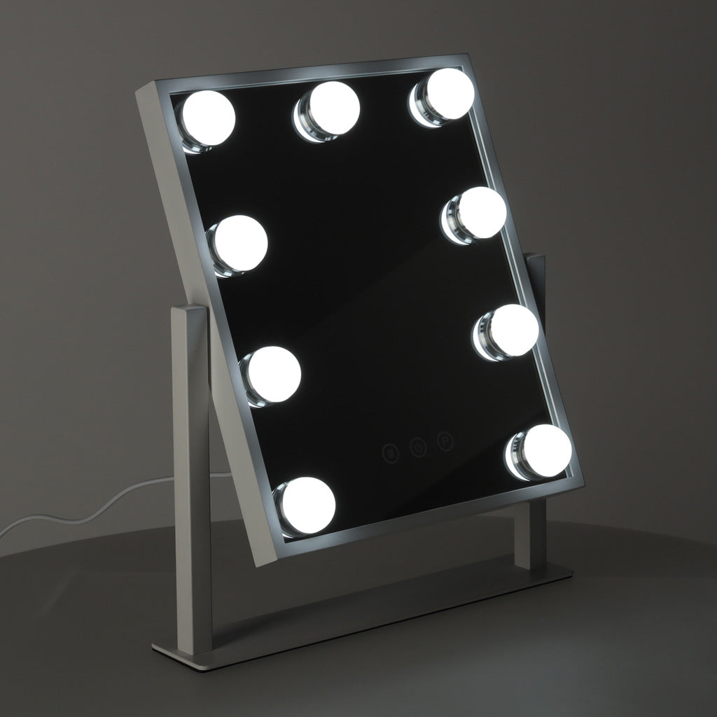 Led Makeup Mirror With Bulbs 25x30cm Usb