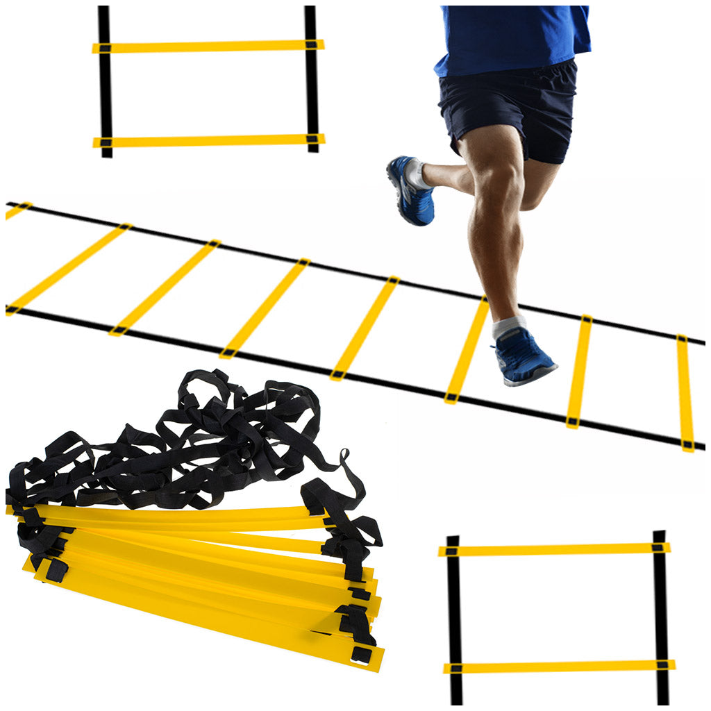 Échelle d'entraînement de gymnastique de coordination jaune