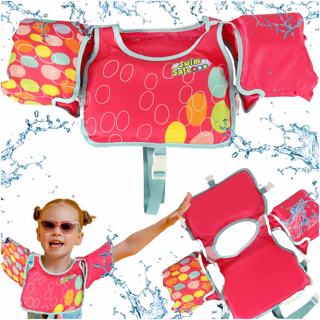 Aquastar Pink Swimming Vest With Sleeves