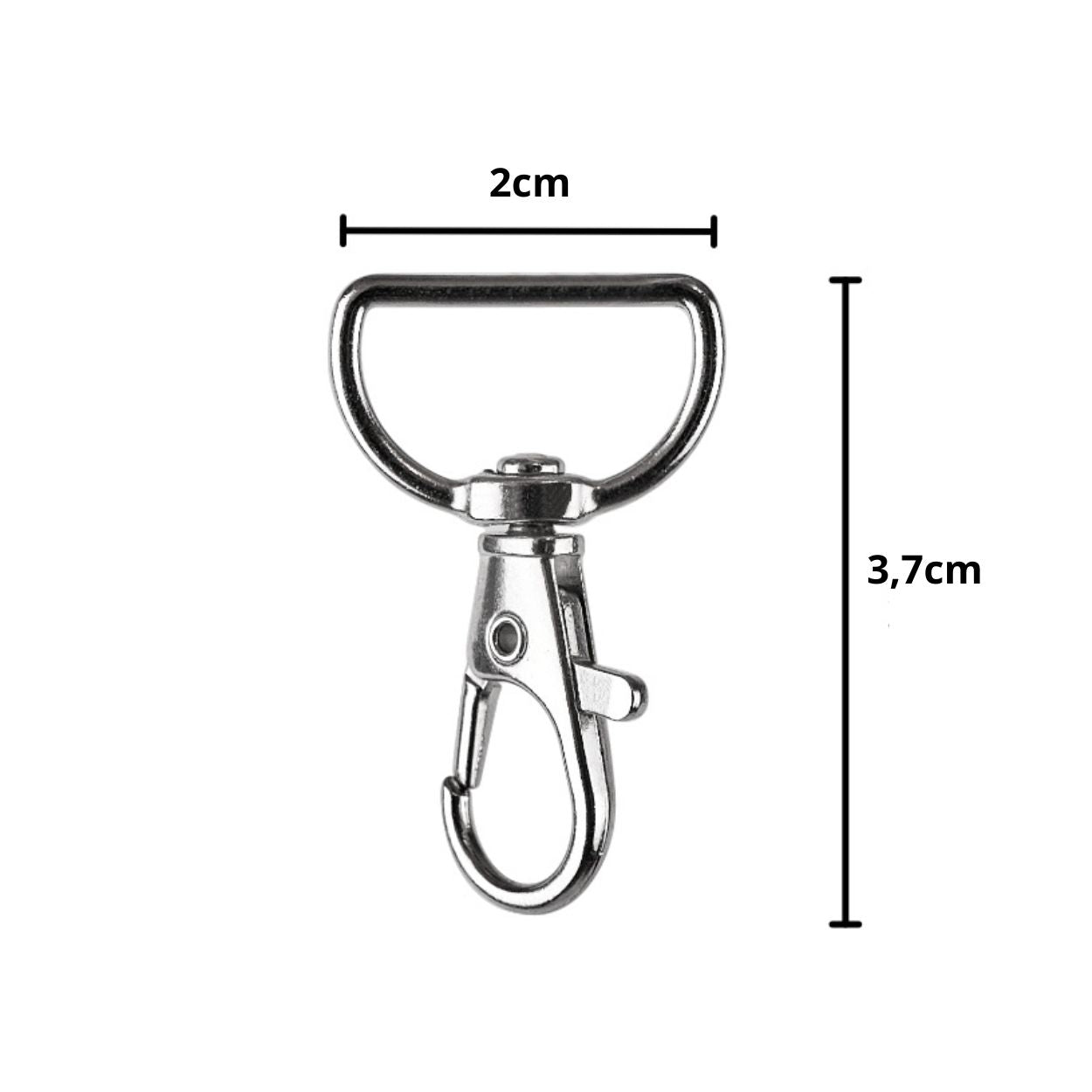 Metal Carabiner Fish 500 Pcs.