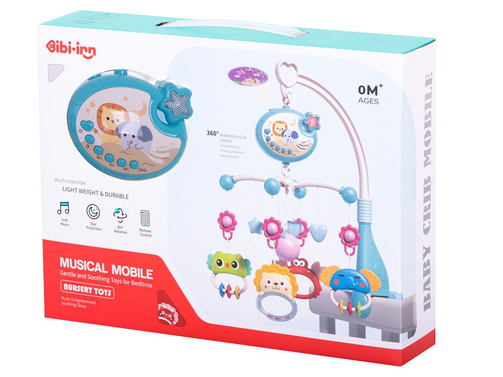 Kolotoč Star Design Lullabies Blue + Diaľkové ovládanie