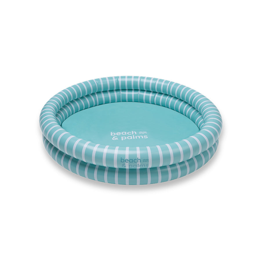 Swim Essentials Kids Pool - Green/white - Stripes - Ø 100 Cm