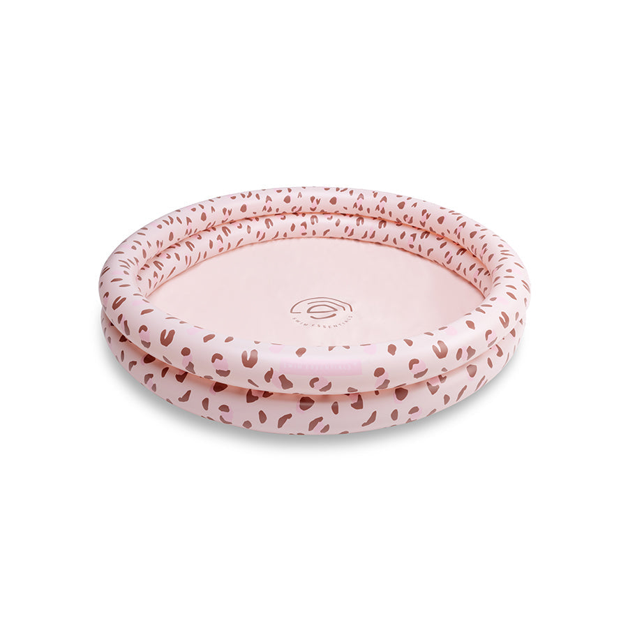 Swim Essentials Kids Pool - Old Pink - Leopard - Ø 100 Cm
