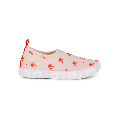Swim Essentials kinderwaterschoenen - Beige/rood - Crabby