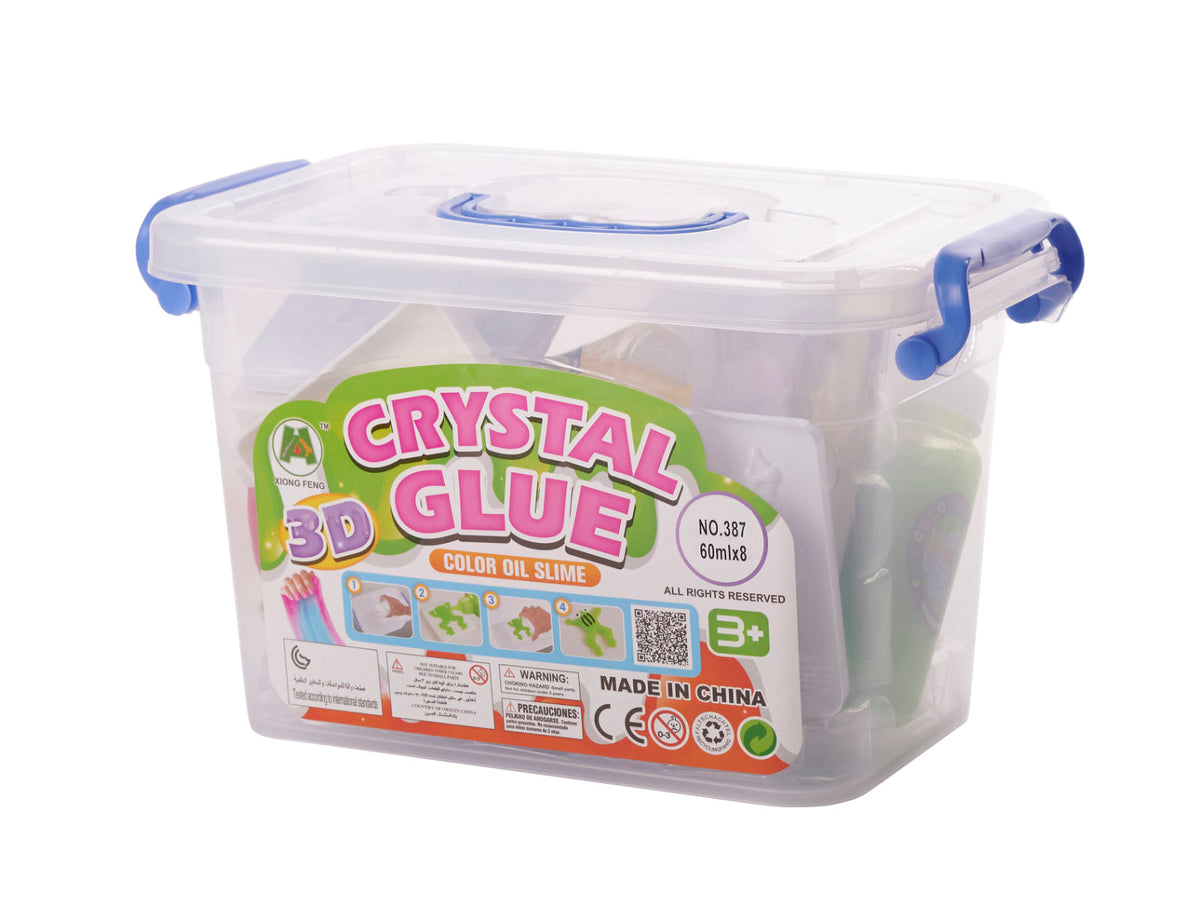 Slime gliú criostail Klej 3d Zestaw 26el.