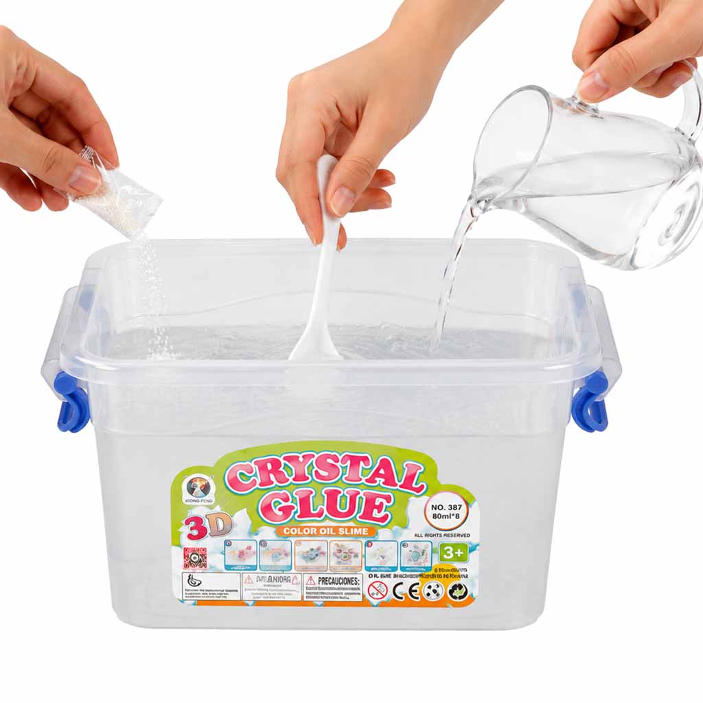 Slime gliú criostail Klej 3d Zestaw 26el.