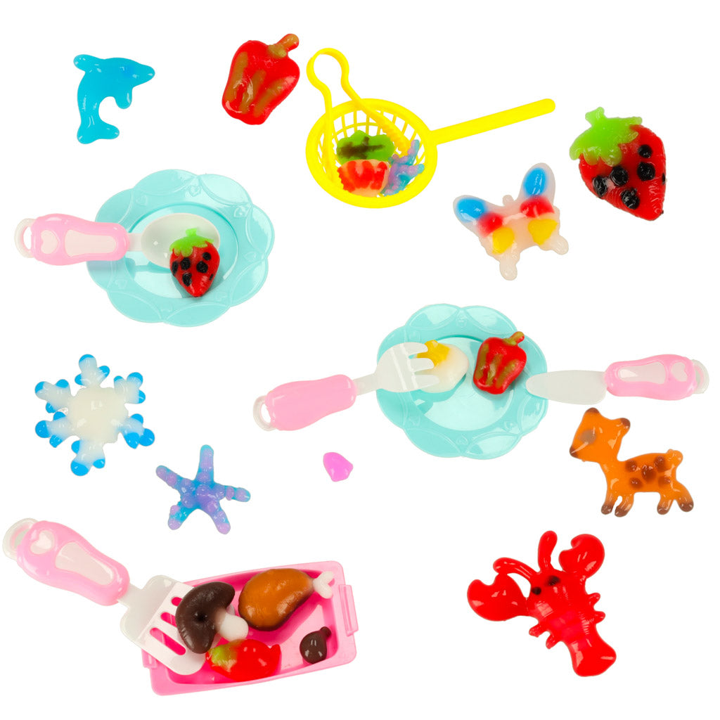 3d Crystal Glue Crystal Glue Magic Kitchen Creative Stencils Set 62 Items Blue