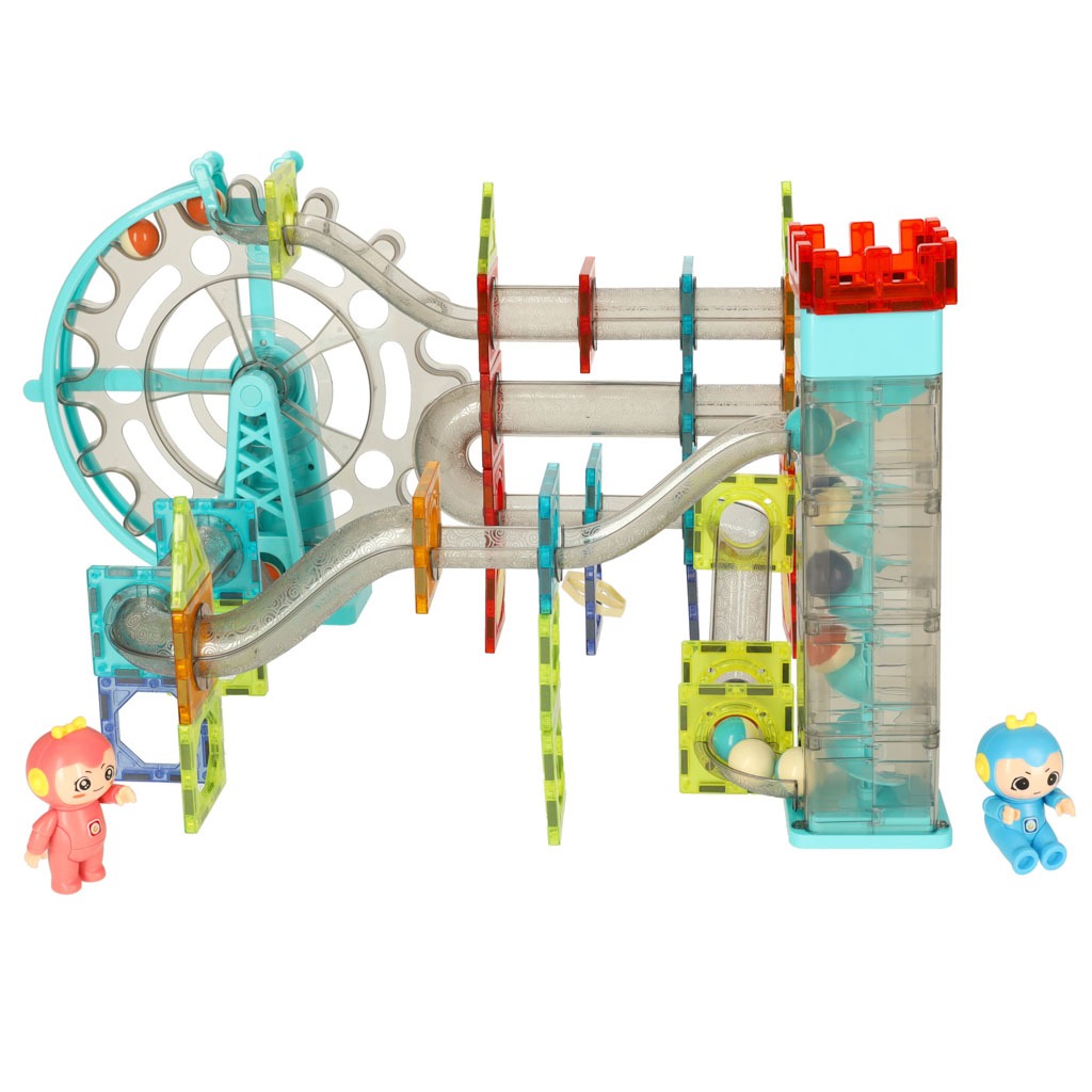 Magnetic Blocks Marble Ball Track With Sound Music 118 Elements