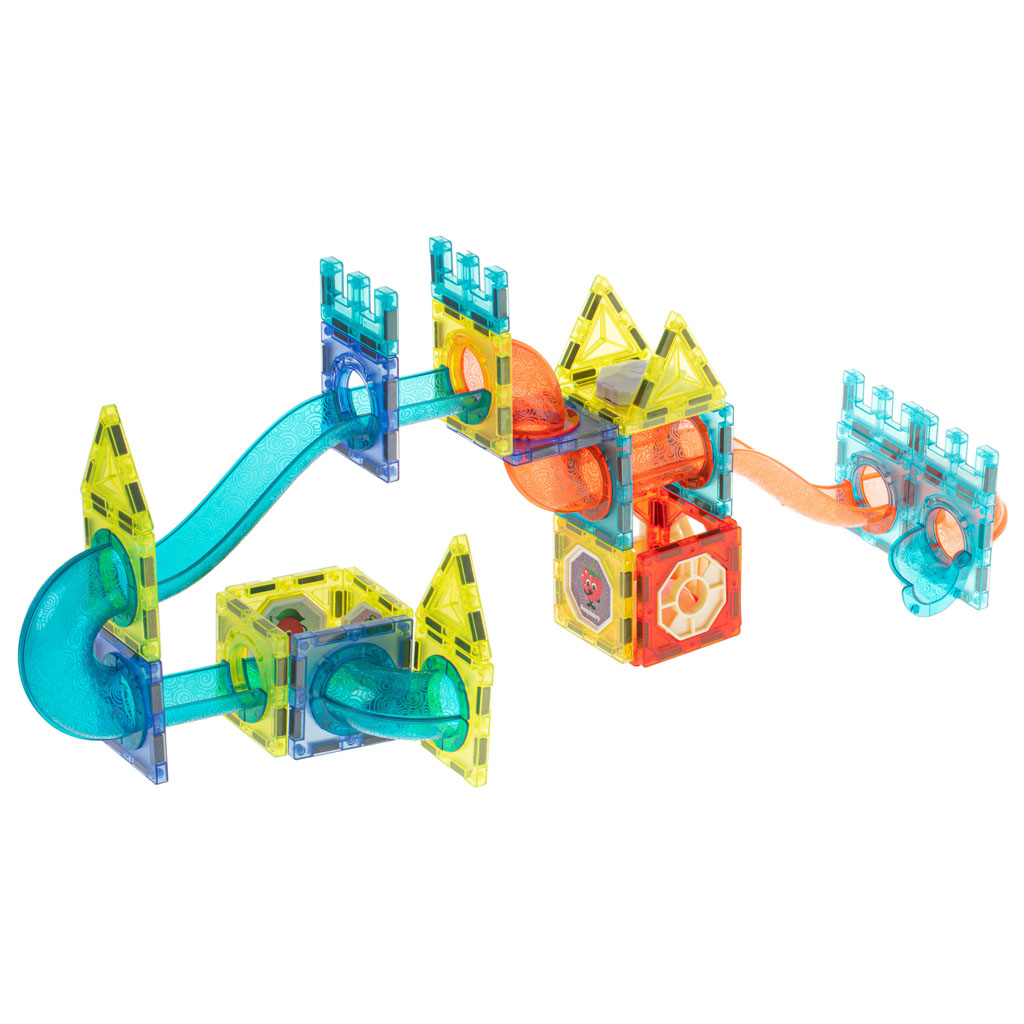 Magnetic Blocks Marble Ball Track Glowing 75el