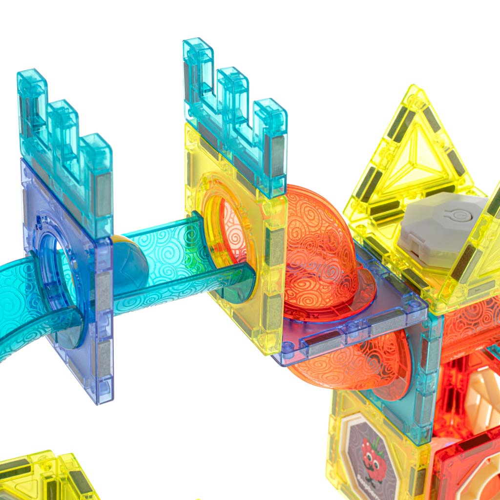 Magnetic Blocks Marble Ball Track Glowing 75el