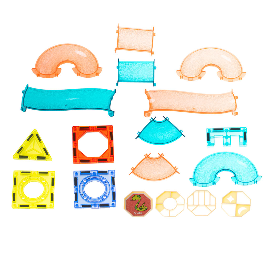 Magnetic Blocks Marble Ball Track Glowing 75el