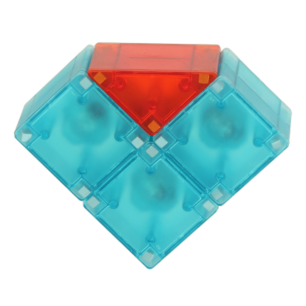 3d Construction Magnetic Blocks Led Glowing 32 El