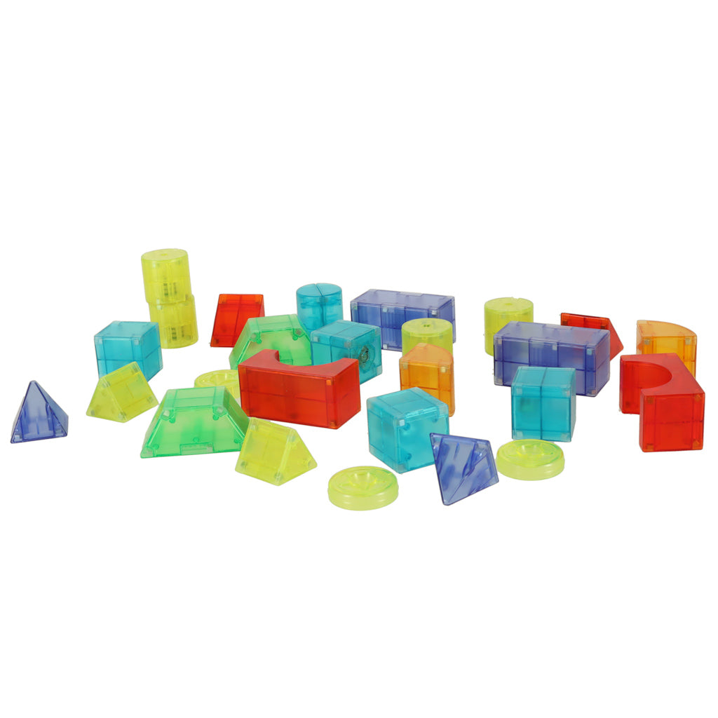 3d Construction Magnetic Blocks Led Glowing 32 El